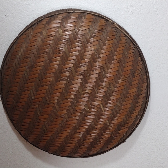 𝅺native round woven bowl 16" - Picture 1 of 7